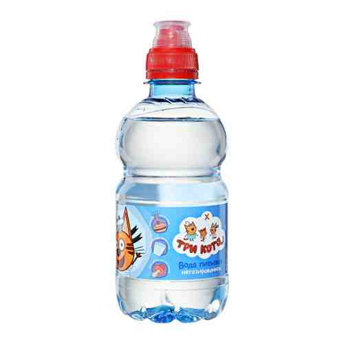 Вода детская Тбау Три Кота Спорт питьевая родниковая высшей категории кондиционированная негазированная 0.33 л арт. 3515852