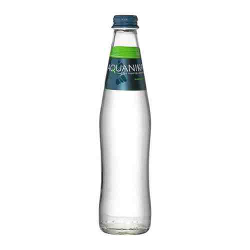 Вода питьевая Aquanika чистая газированная 0.35 л арт. 3391351