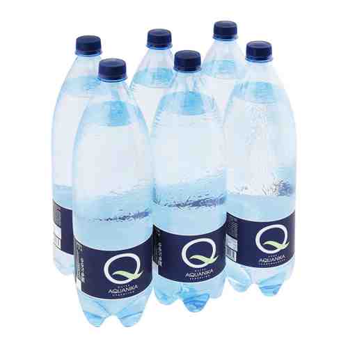 Вода питьевая Aquanika чистая газированная 6 штук по 1.5 л арт. 3449216