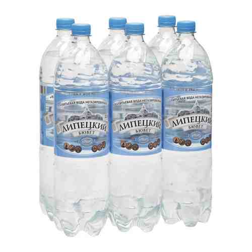 Вода питьевая Липецкий Бювет негазированная 6 штук по 1.5 л арт. 3230860