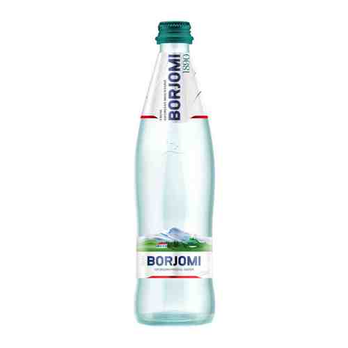 Вода питьевая минеральная Borjomi природная газированная стекло 0.5 л арт. 3209305