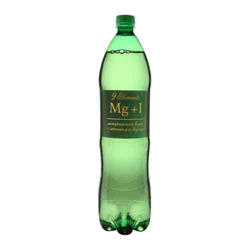 Вода питьевая минеральная лечебно-столовая 9 Element Mg+I природная с магнием и йодом газированная 1.5 л арт. 3414811