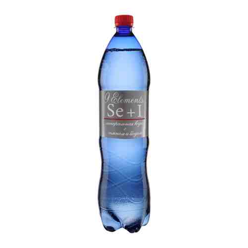 Вода питьевая минеральная лечебно-столовая 9 Element Se+I природная с селеном и йодом газированная 1.5 л арт. 3414812