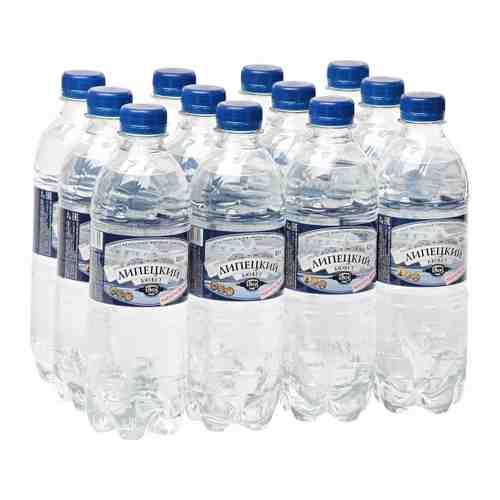 Вода питьевая минеральная лечебно-столовая Липецкий Бювет природная газированная 12 штук по 0.5 л арт. 3230864