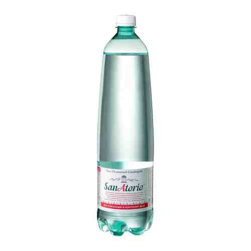 Вода питьевая минеральная лечебно-столовая SanAtorio газированная 1.5 л арт. 3052027