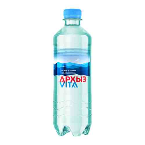 Вода питьевая минеральная столовая Архыз Vita природная газированная 0.5 л арт. 3048054