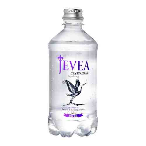 Вода питьевая минеральная столовая Jevea природная газированная 0.5 л арт. 3379569