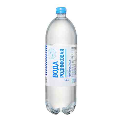 Вода питьевая минеральная столовая ВкусВилл родниковая природная негазированная 1.5 л арт. 3395105