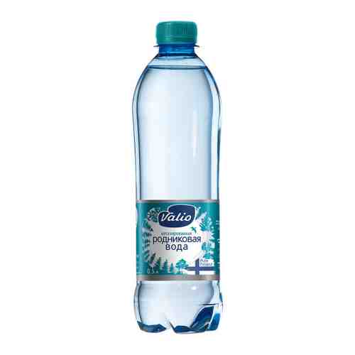Вода питьевая Valio родниковая из Финляндии 1 категория негазированная 0.5 л арт. 3059310