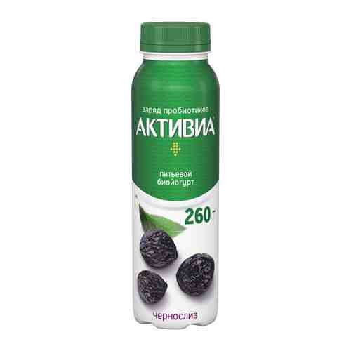 Йогурт Активиа питьевой чернослив 2% 260 г арт. 3397893