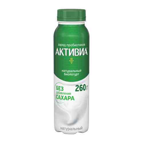 Йогурт Активиа питьевой натуральный 2.4% 260 г арт. 3397891