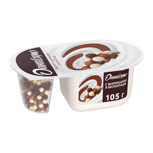 Йогурт Даниссимо Фантазия с хрустящими шариками в шоколаде 6.9% 105 г арт. 3168098