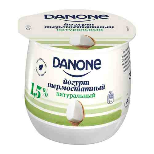Йогурт Danone термостатный 1.5% 160 г арт. 3439289