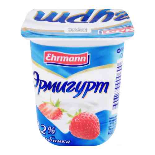 Йогурт Эрмигурт молочный с клубникой 3.2% 100 г арт. 3402453