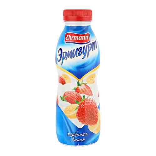 Йогурт Эрмигурт питьевой с клубникой и бананом 1.2% 420 г арт. 3402459
