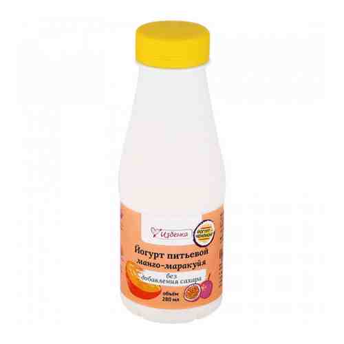 Йогурт Избенка питьевой манго маракуйя без сахара 1% 280 мл арт. 3362694