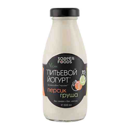 Йогурт Sooperfoods питьевой термостатный персик груша на кокосовом молоке 300 мл арт. 3450174