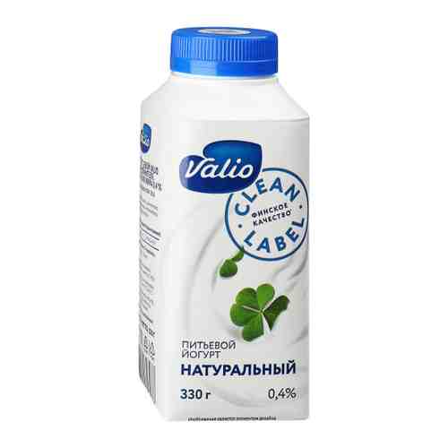 Йогурт Valio питьевой натуральный 0.4% 330 г арт. 3269581