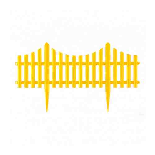 Забор Palisad декоративный Гибкий желтый 24х300 см арт. 3439153