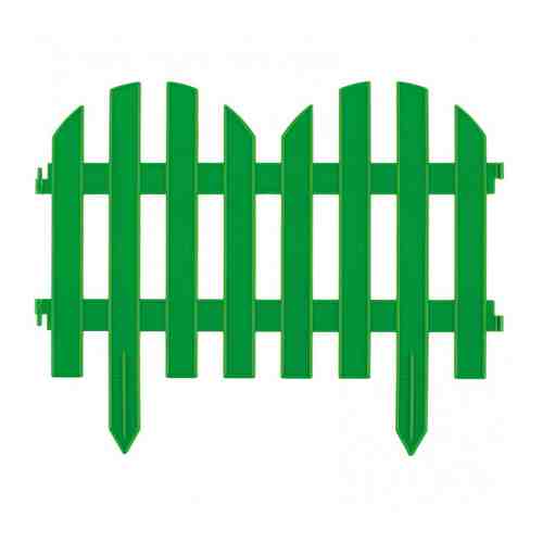 Забор Palisad декоративный Романтика зеленый 28х300 см арт. 3439156
