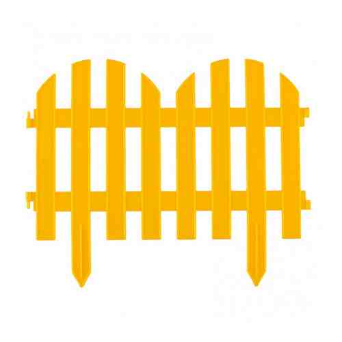 Забор Palisad декоративный Романтика желтый 28х300 см арт. 3439157