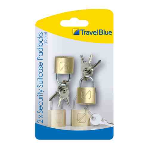 Замок багажный Travel Blue 021 Gold 2 штуки арт. 3519752