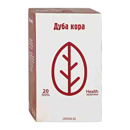 Здоровье Русский травник Кора дуба (20 фильтр-пакетов по 1.5 г) арт. 3393947