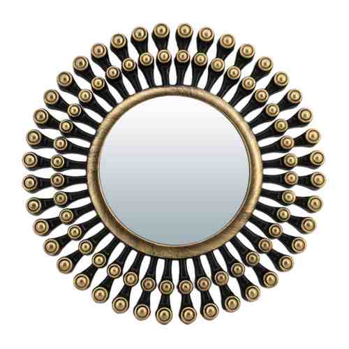Зеркало Qwerty Дижон декоративное бронза 25 см арт. 3508830