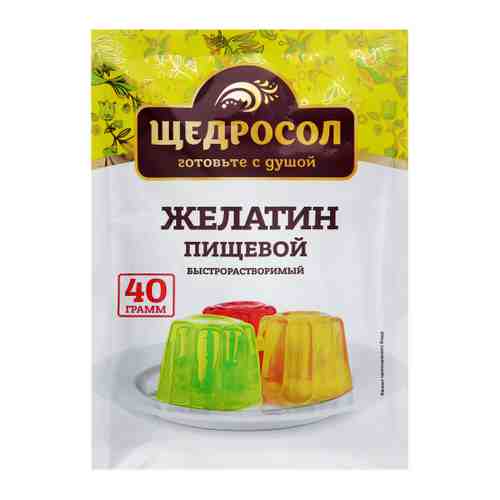 Желатин Щедросол пищевой 40 г арт. 3482175