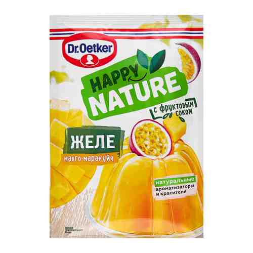 Желе Dr.Oetker Happy Nature манго и маракуйя 41 г арт. 3425260