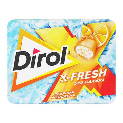 Жевательная резинка Dirol X-Fresh без сахара со вкусом мандарина 16 г арт. 3358259