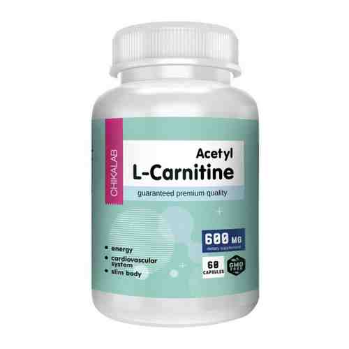 Жиросжигатель Chikalab L-Carnitine 600 мг (60 капсул) арт. 3448924