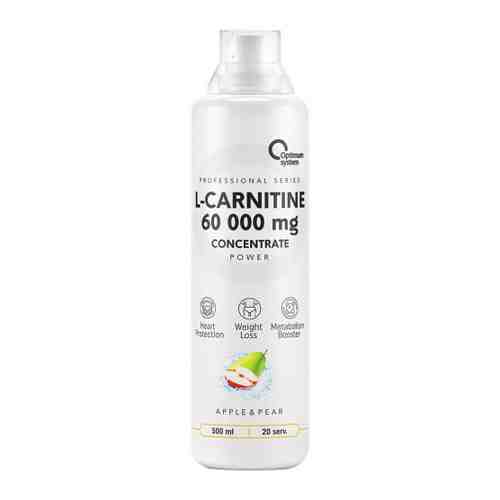 Жиросжигатель Optimum System L-Carnitine Concentrate 60 000 Power apple & pear 500 мл арт. 3457396