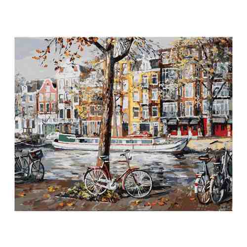 Живопись на холсте Белоснежка Осенний Амстердам 40х50 см арт. 3422518