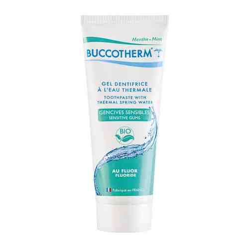 Зубная гель-паста BuccoTherm для чувствительных десен со фтором и термальной водой 75 мл арт. 3497077