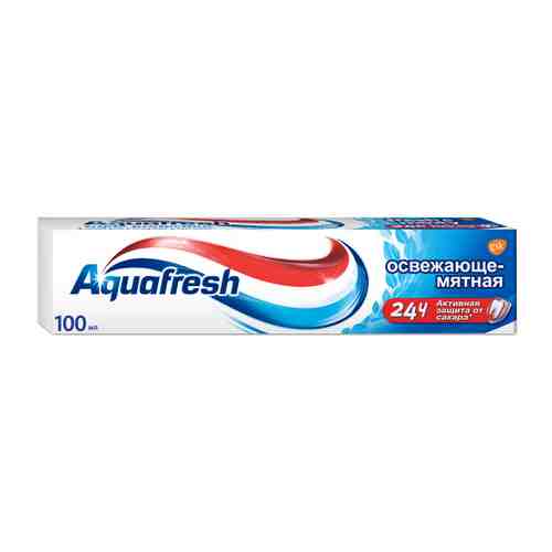 Зубная паста Aquafresh Освежающе-Мятная Тройная защита отбеливающая 100 мл арт. 3039038