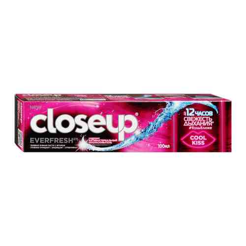 Зубная паста Closeup Evefresh Cool Kiss с антибактериальным ополаскивателем 100 мл арт. 3410115