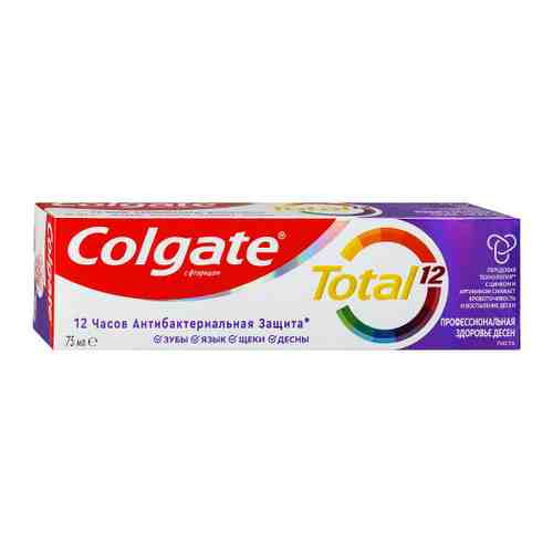 Зубная паста Colgate Total 12 Профессиональная Здоровье Десен комплексная антибактериальная 75 мл арт. 3059748