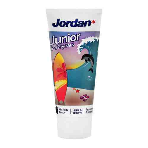 Зубная паста детская Jordan Junior дельфин с 6 до 12 лет 50 мл арт. 3441433