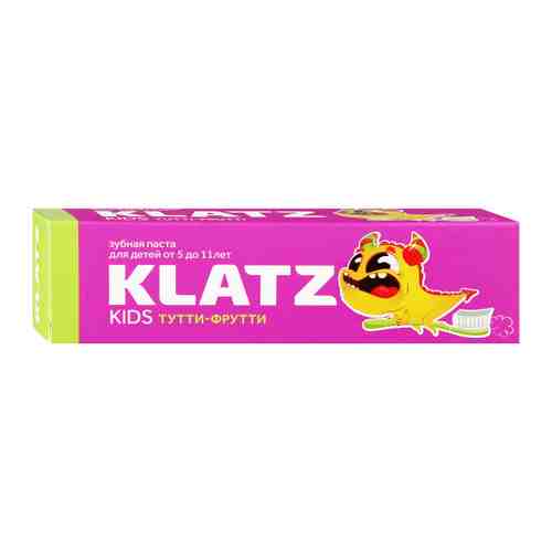 Зубная паста детская Klatz KIDS Тутти-фрутти с 5 до 11 лет 40 мл арт. 3423523