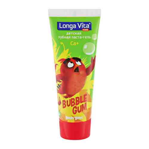 Зубная паста детская Longa Vita Angry Birds Bubble Gum гелевая 75 г арт. 3437573