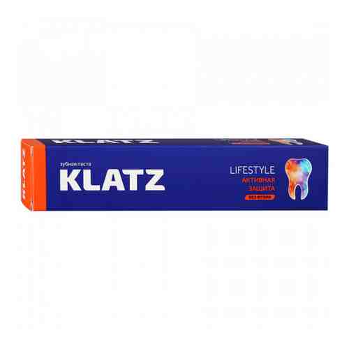 Зубная паста Klatz Lifestyle Активная защита без фтора 75 мл арт. 3377625