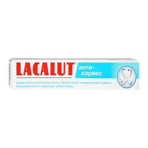 Зубная паста Lacalut Анти-кариес защита от кариеса 75 мл арт. 3358165
