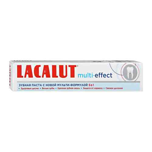 Зубная паста Lacalut multi-effect укрепление эмали 75 мл арт. 3311140