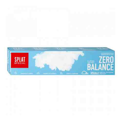 Зубная паста Splat Special Zero Balance защита от кариеса 75 мл арт. 3370356