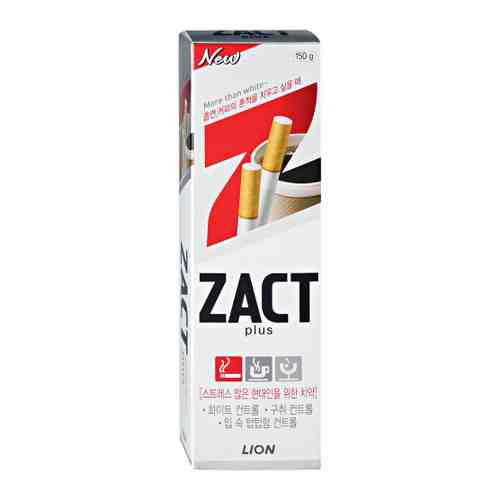 Зубная паста Zact Lion отбеливающая 150 г арт. 3280940