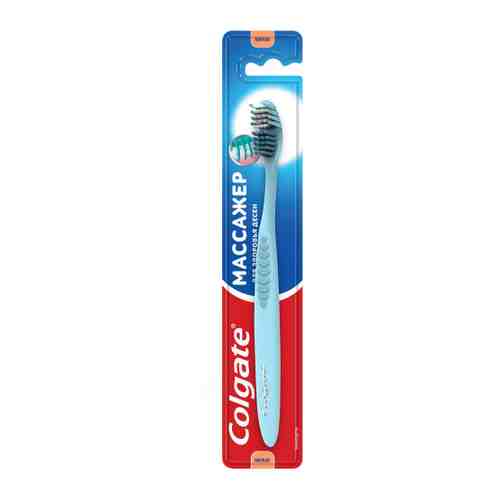 Зубная щетка Colgate Массажер для здоровья десен мягкая синяя арт. 3360456