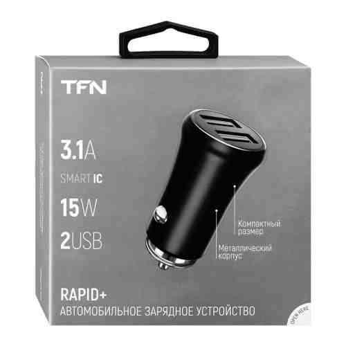 Автомобильное зарядное устройство TFN 2USB Rapid 3.1A черное арт. 3516099