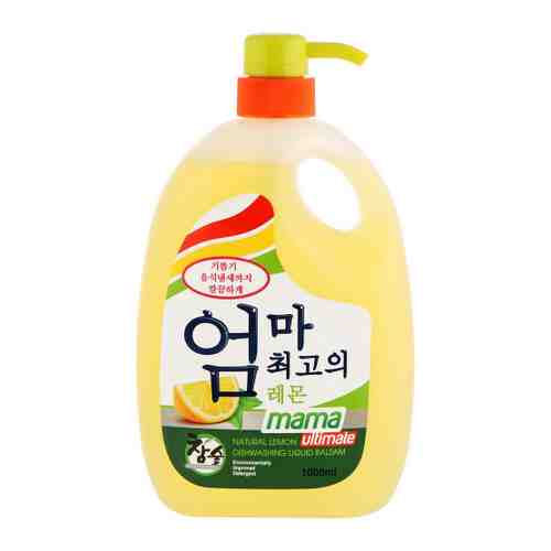 Бальзам-концентрат Mama Ultimate для мытья посуды фруктов овощей и детских принадлежностей с ароматом лимона 1 л арт. 3511118