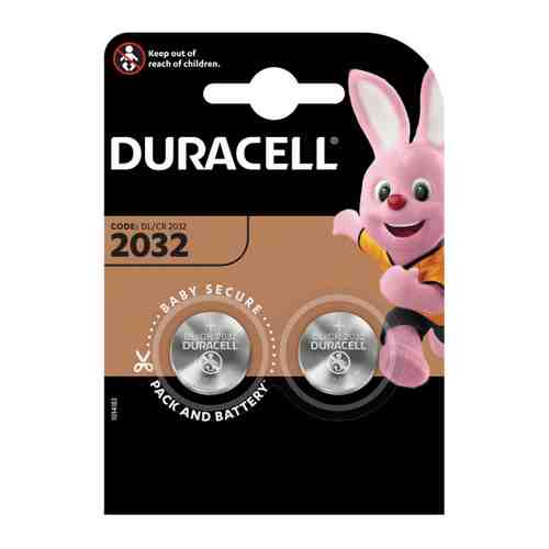 Батарейка Duracell Specialty 2032/CR2032/DL2032 литиевая (2 штуки) арт. 3358853